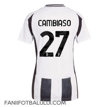 Juventus Andrea Cambiaso #27 Tricou Fotbal Replică 2024-25 Femei Acasa
